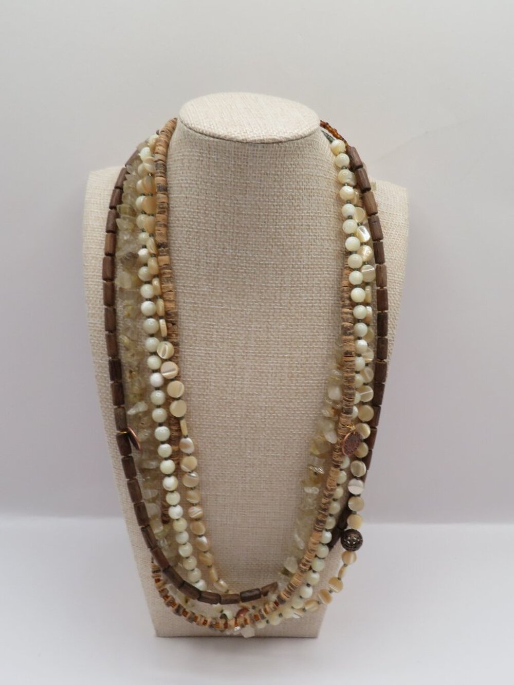 Beaded Multi-Strand Necklace - Picture 2 of 14